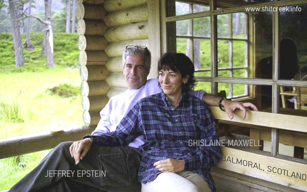 Jeffrey Epstein and Ghislaine Maxwell at Balmoral in Scotland