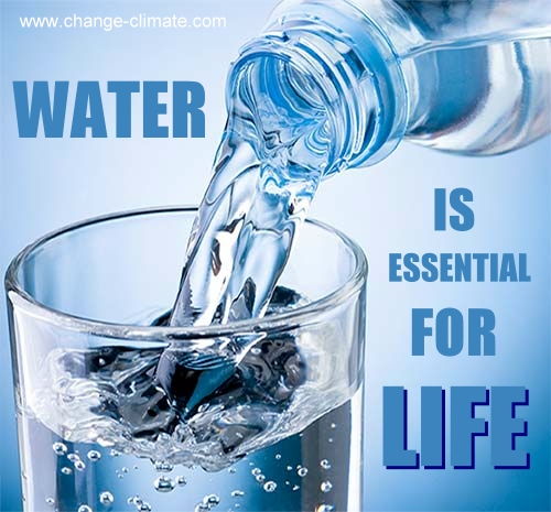 Water is essential for life, please don't waste it.