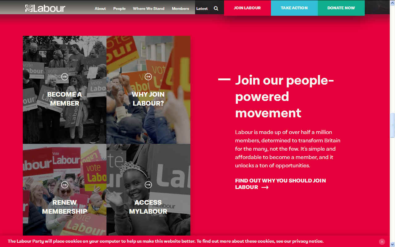 Labour Party Homepage